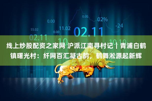 线上炒股配资之家网 沪派江南寻村记｜青浦白鹤镇曙光村：纤网百汇凝古韵，鹤舞淞源起新辉